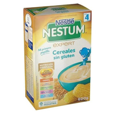 Cereal Seco Hero Baby Maíz y Arroz Cereales sin Gluten, 300 g (A partir de  los 6 meses)