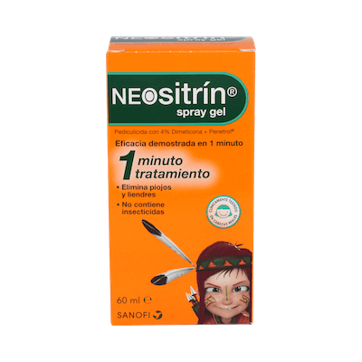 Neositrín Pack Antipiojos Protect Spray Gel 60ml + Champú 100ml + Liendrera