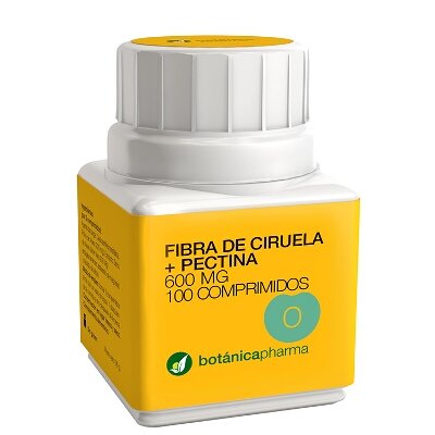 FIBRA CIRUELA+PECTINA 500MG 100C BOTANIC
