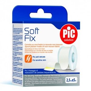 ESPARADRAPO PIC TNT SOFT-FIX 2,5CMX5M