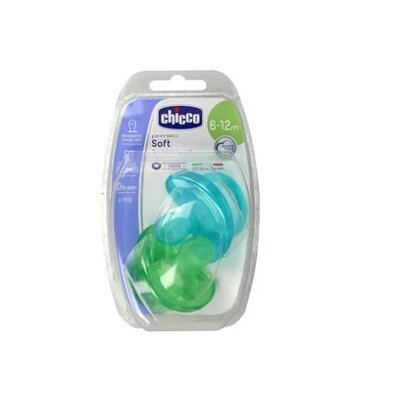 Chupete Chicco Physio Soft Sil. 6-12M Blue