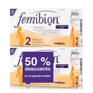 FEMIBION PRONATAL 2 PACK 2 UD 50%