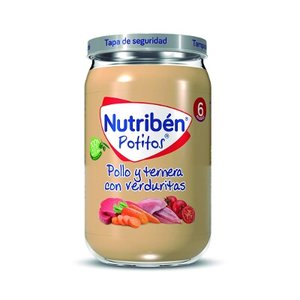 NUTRIBEN POLLO TERNERA VERDURITAS 235G