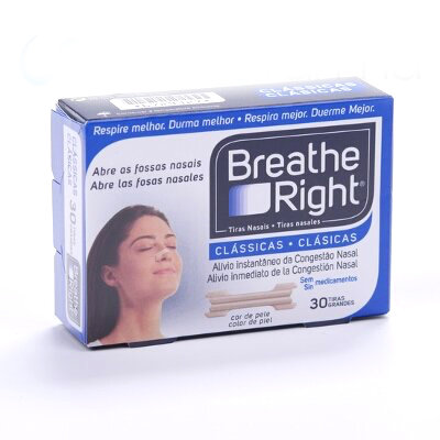 Breathe Right Tiras Nasales Clásicas Grandes