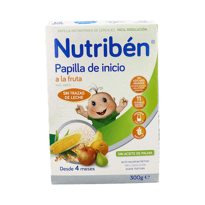 NUTRIBEN PAPILLA INICIO FRUTA 300 G.