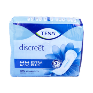 TENA DISCREET EXTRA PLUS 16 UNIDADES.