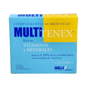 MULTITENEX 500 MG 40 CAPSULAS