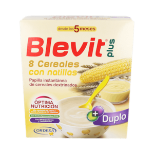 BLEVIT PLUS DUPLO 8 CEREALES C/NATILLAS