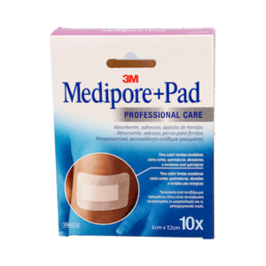 3M MEDIPORE+PAD 10 APOS ESTERIL 5X7,2CM