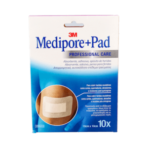 3M MEDIPORE+PAD 10 APOS ESTERIL 10X10CM