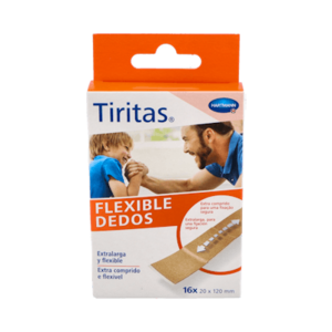 TIRITAS TELA ELASTIC DEDOS EXTRA LARGAS