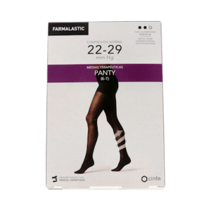 PANTY FARMALASTIC NEGRO T/GDE