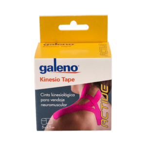 GALENO KINESIO TAPE ROSA 5 M X 5 CM