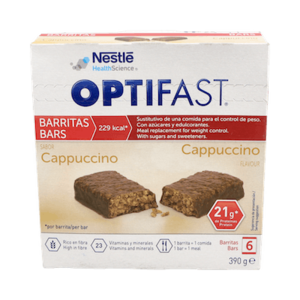 OPTIFAST CAPUCHINO 60 GRAMOS 6 BARRITAS