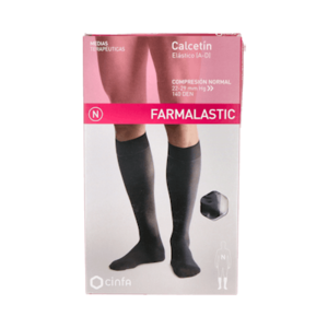 CALCETIN FARMALASTIC NORMAL NEGRO T/MED