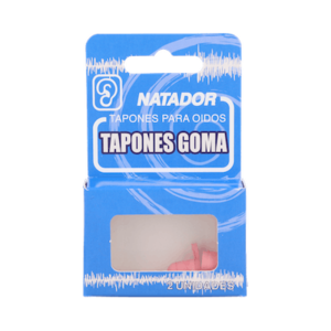 TAPONES OIDO MARIES GOMA NATADOR 2 UND