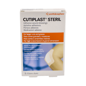 CUTIPLAST STERIL 7,2X5 5 APOSITOS