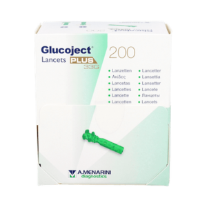 GLUCOJECT LANCETS PLUS 33G 200 LANCETAS