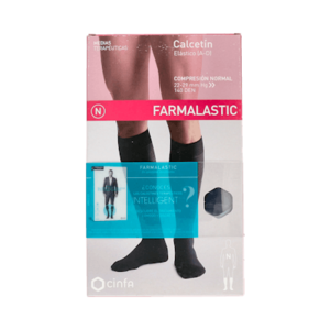 CALCETIN FARMALASTIC NORMAL AZUL T/MED