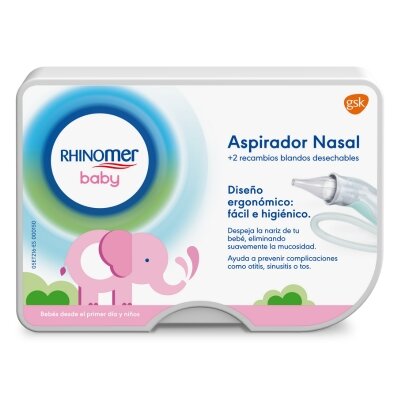 Aspirador nasal suavinex para despejar las vias respiratorias del bebe