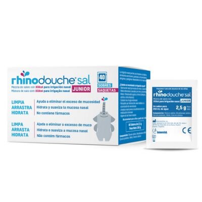 Rhinodouche Pack Irrigador Nasal + Sinusal XL 500 ml + 26 sobres Mezcla de  Sales 5 g