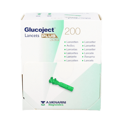 GLUCOJECT LANCETS PLUS 33 G 200 R48340