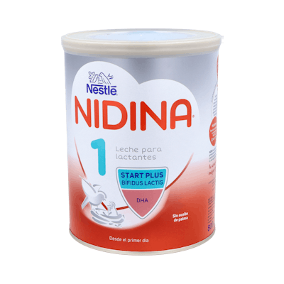 Leche en Polvo Nestle Nidina Bebe 1 de 0 a 6 meses 800 gr, Nidina Leche en  Polvo - Farmafull